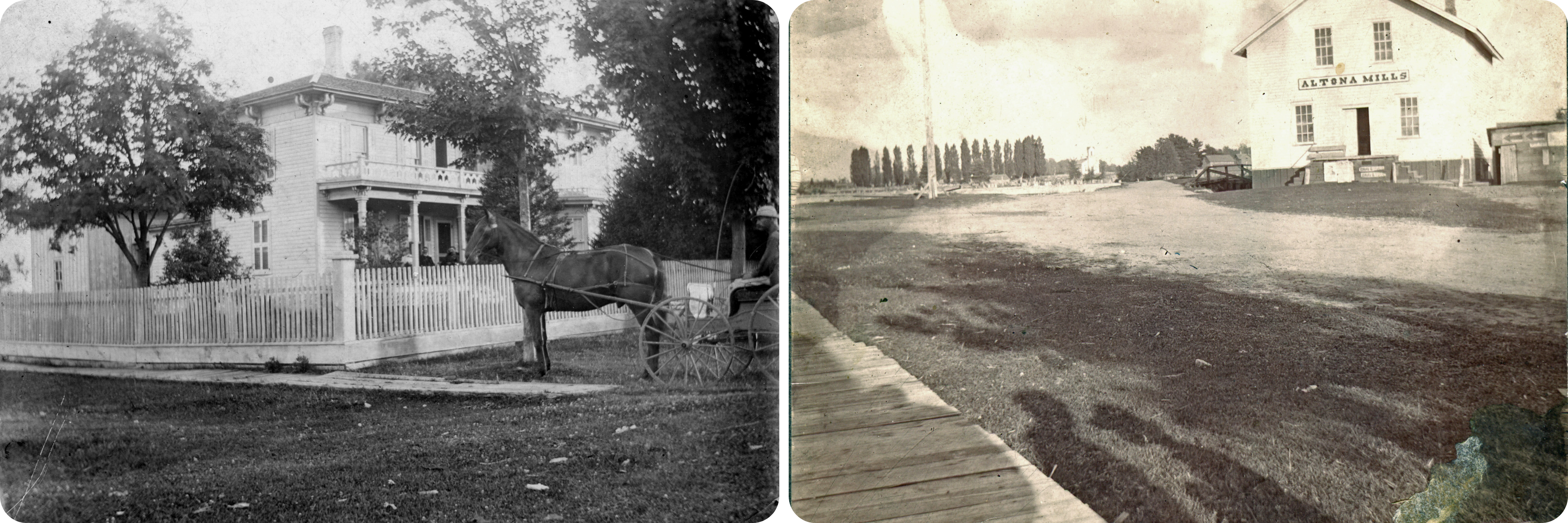 Pictures of the Harrison Brown Home and Altona Mill
