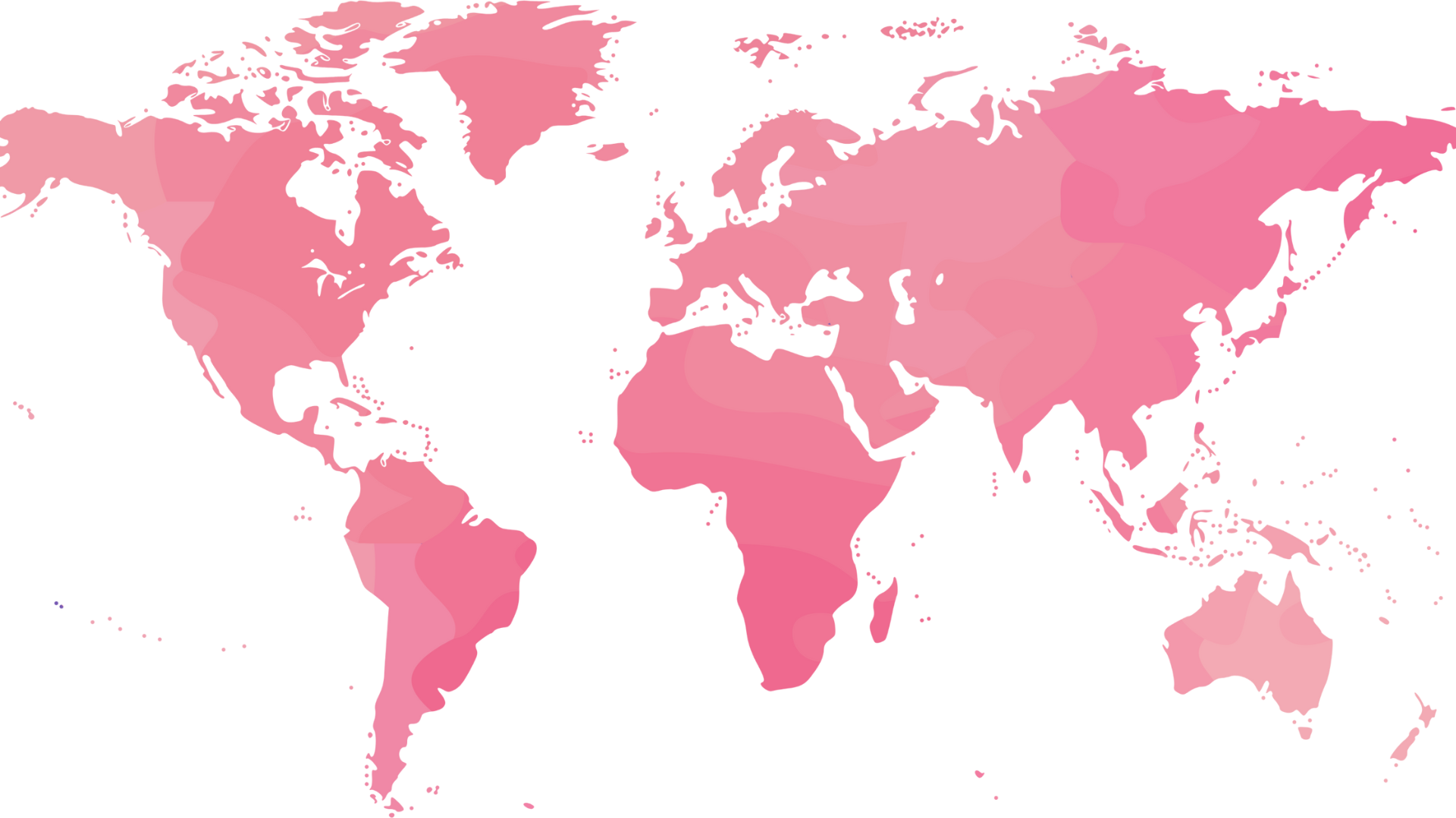 Pink World Map