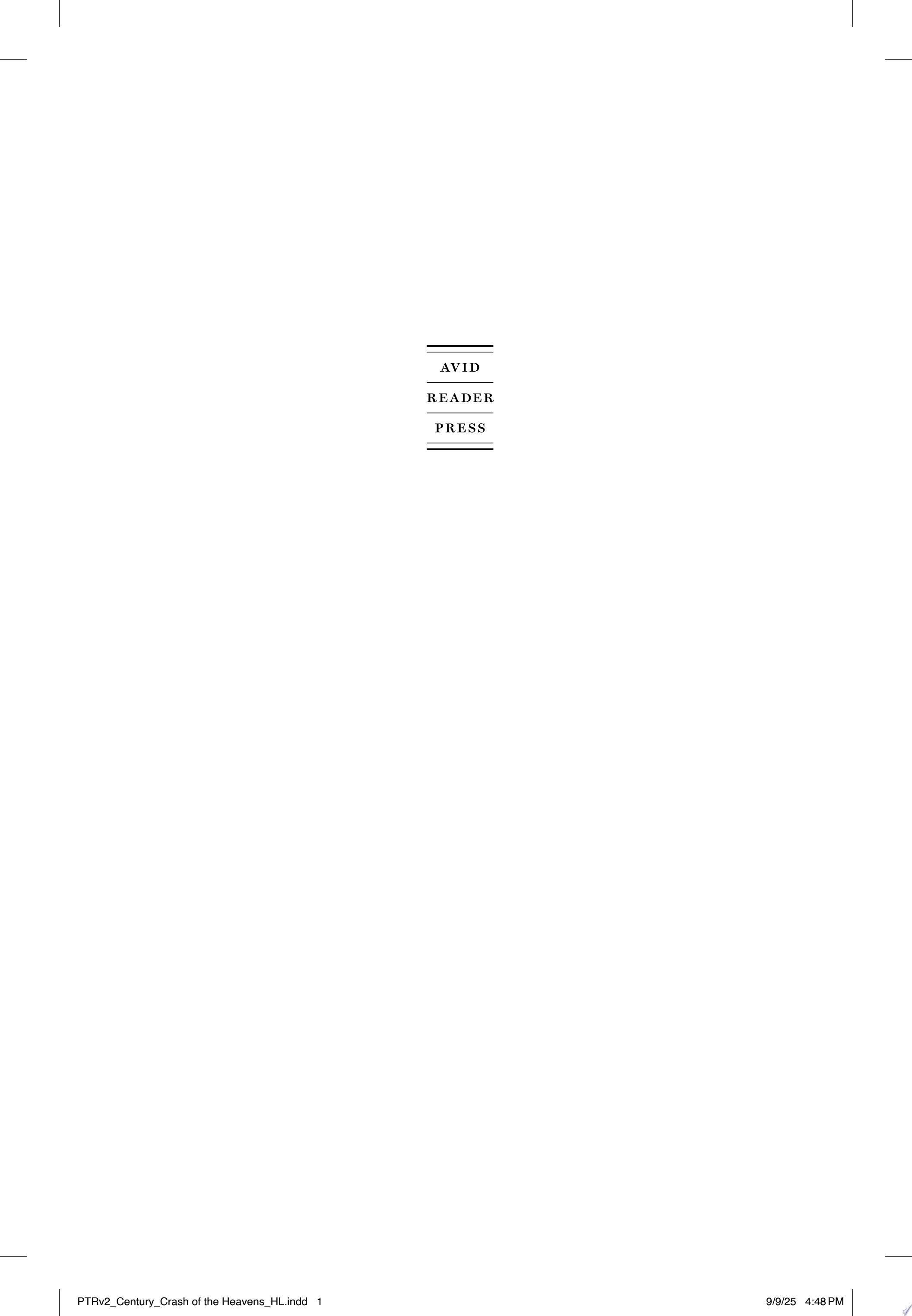 Image for "Crash of the Heavens"