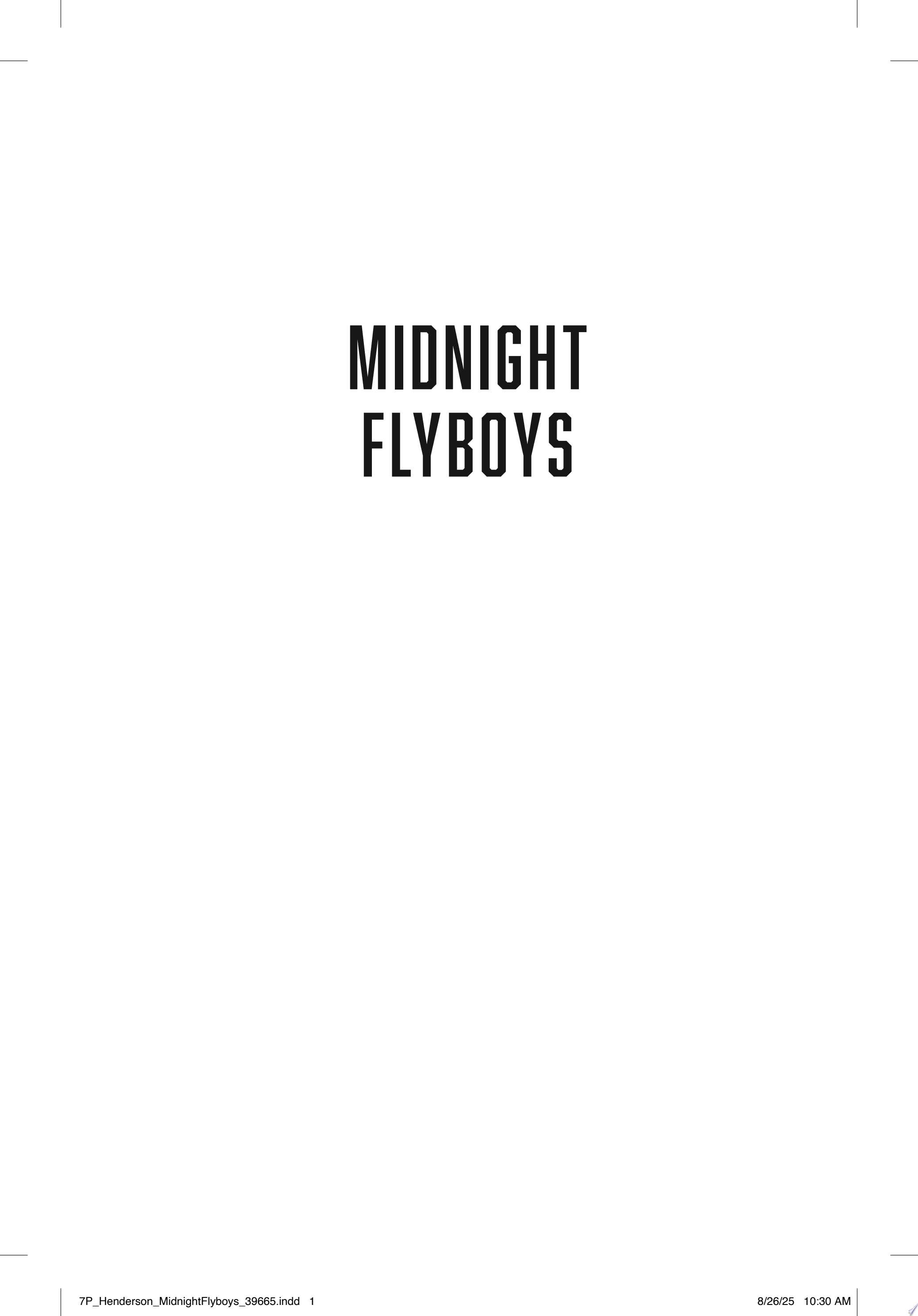 Image for "Midnight Flyboys"