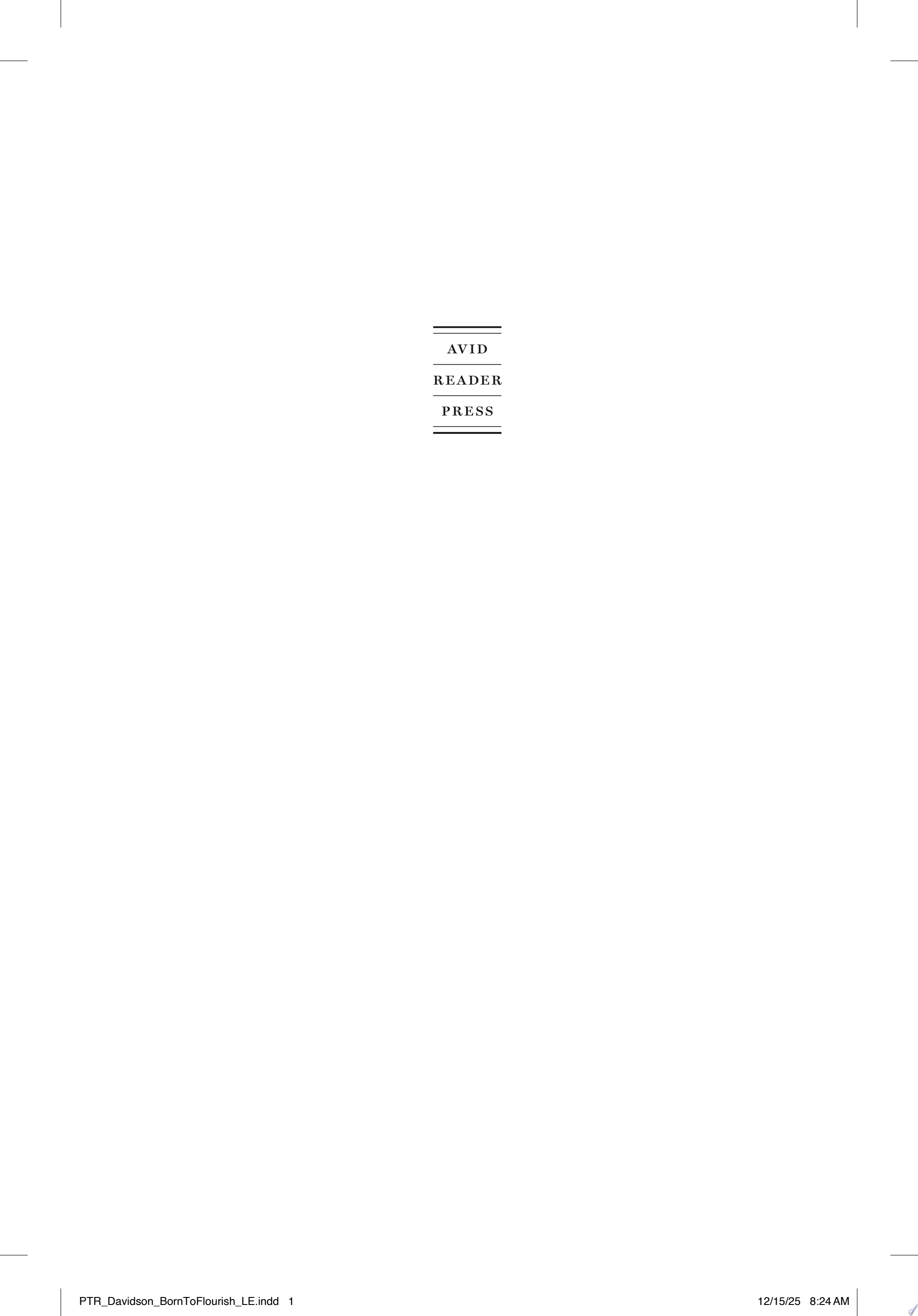 Image for "Born to Flourish"