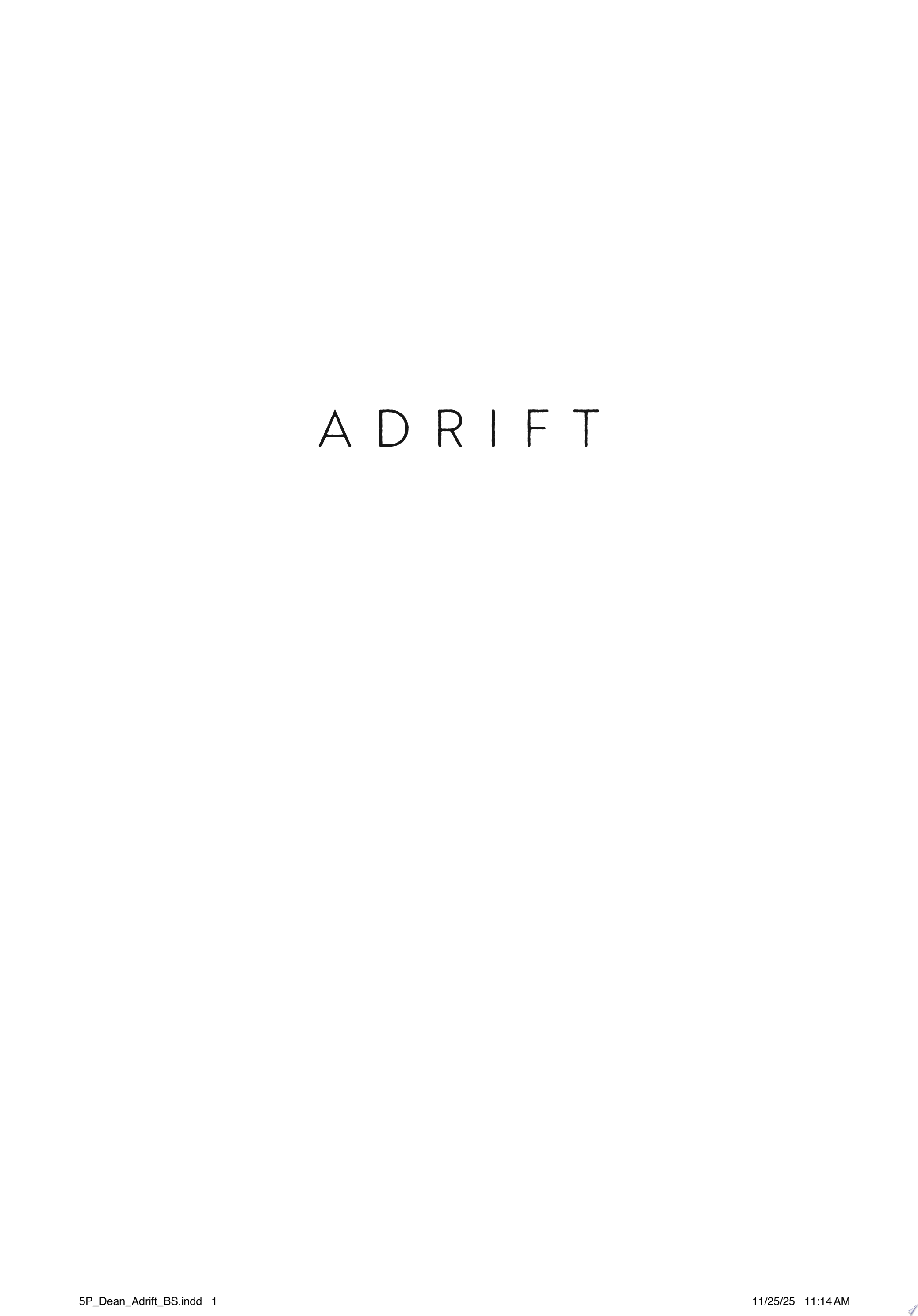 Image for "Adrift"