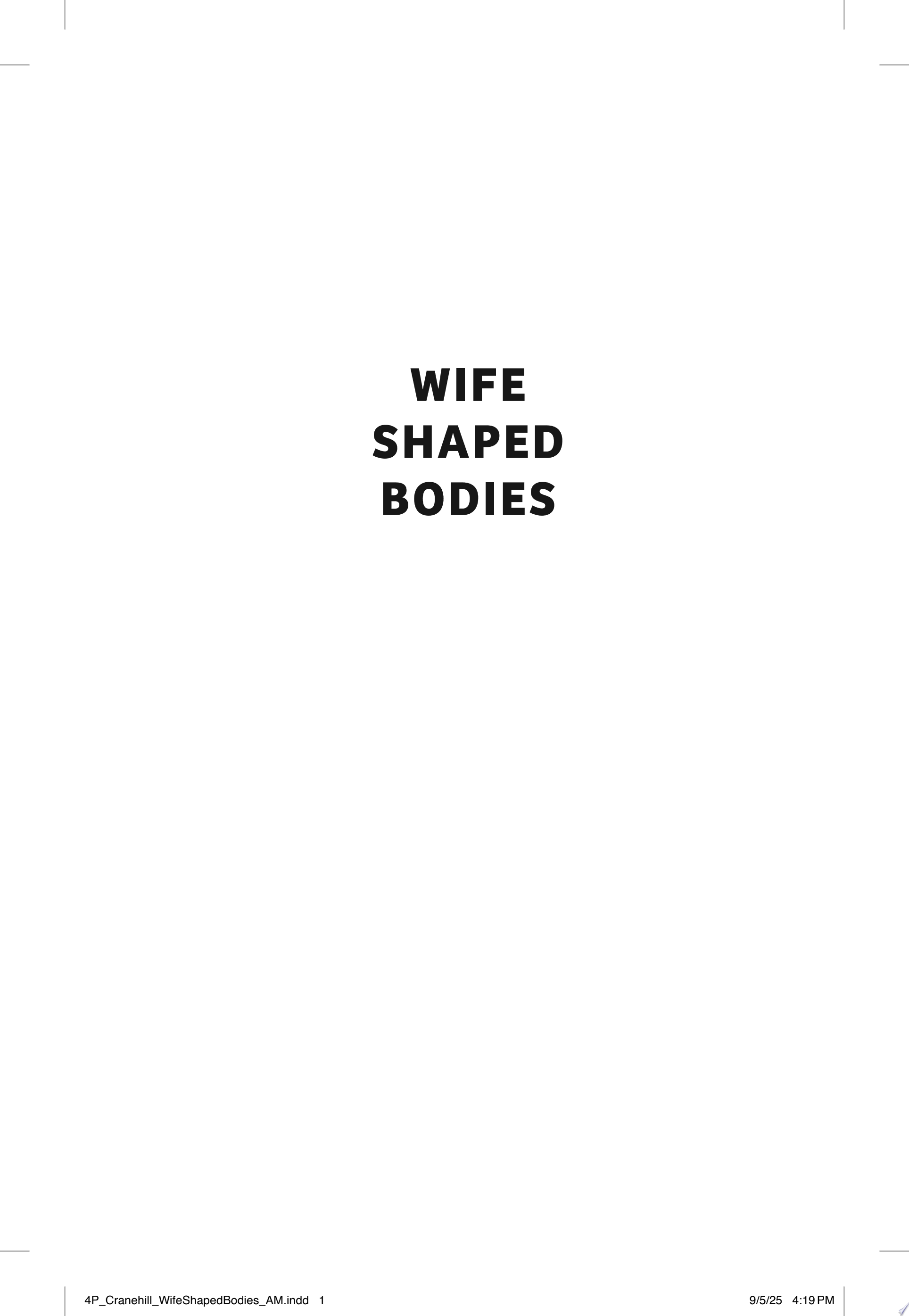 Image for "Wife Shaped Bodies"