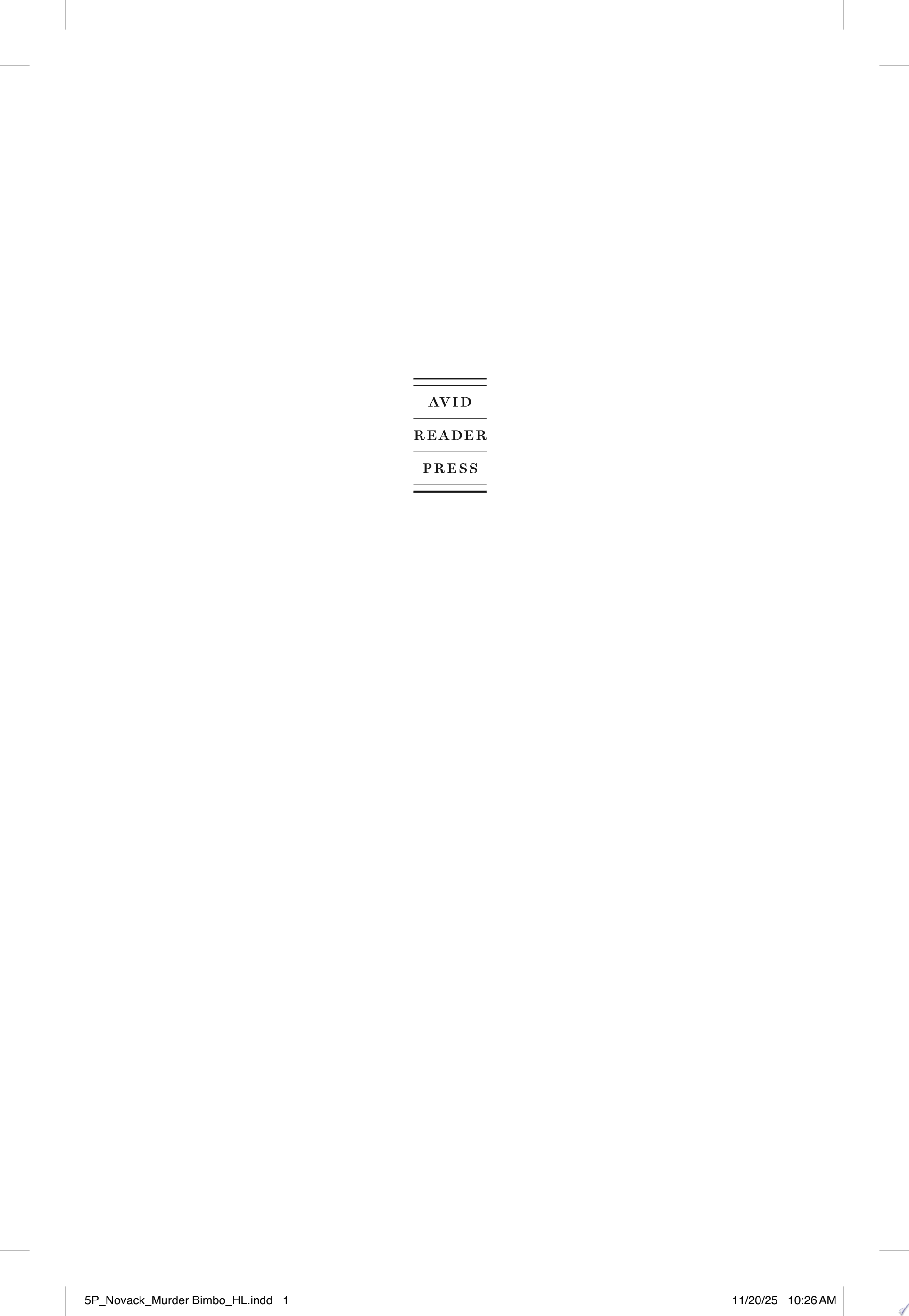 Image for "Murder Bimbo"