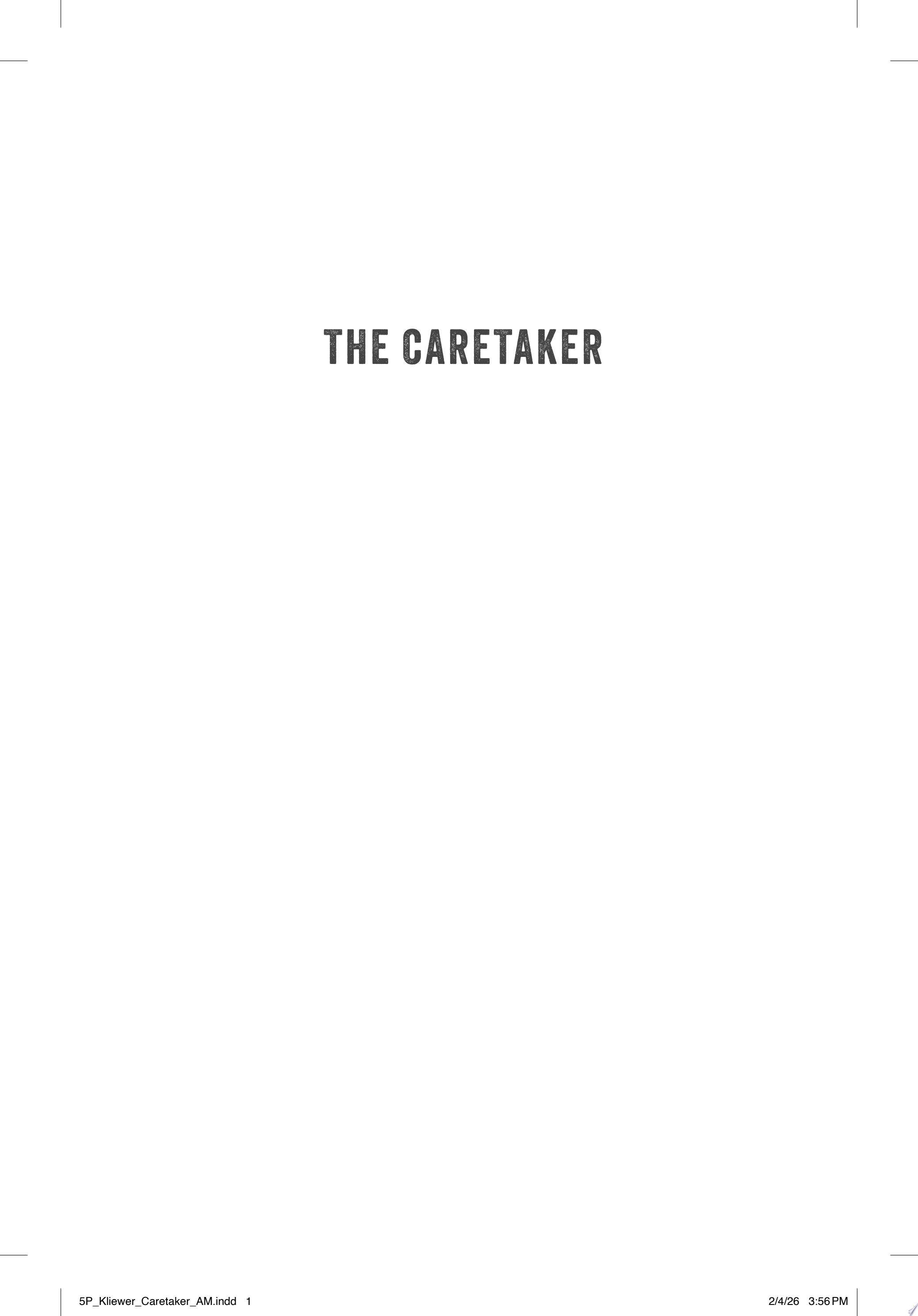 Image for "The Caretaker"