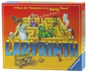 Labyrinth board and card game box cover
