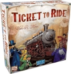 Ticket to Ride card and board game box cover