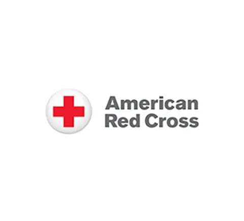American Red Cross logo with red cross