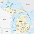 Map of Michigan