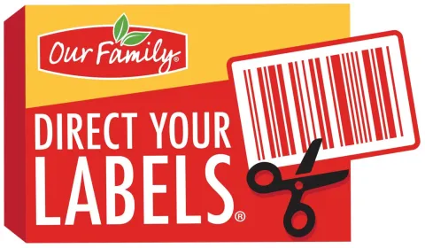Our Family Direct your Labels logo