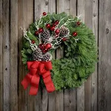 decorated wreath